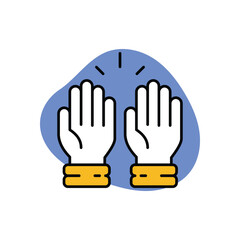 Dua Icon vector stock illustration