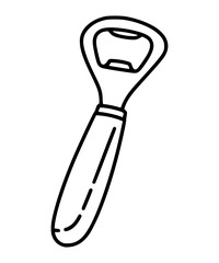Bottle Opener Line Art