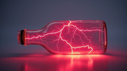 Electric Bottle Lightning Phenomenon - Stunning Visuals