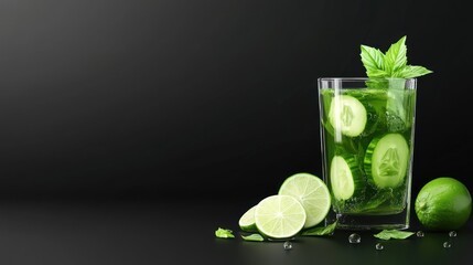 Refreshing Cucumber Lime Basil Drink Recipe