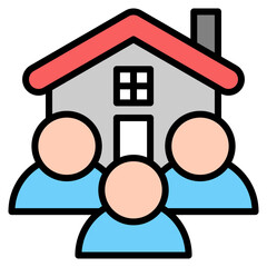 Development Team outline color icon