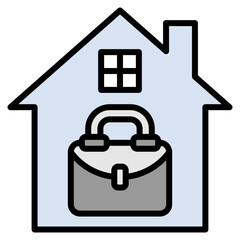 Property Portfolio outline color icon
