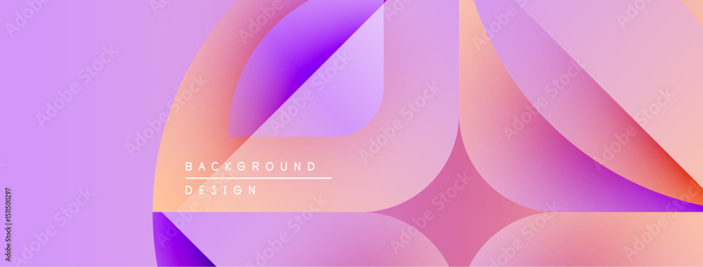Aufkleber abstract fluid shapes blend, creating soft gradient background. pastel colors dominate composition, 