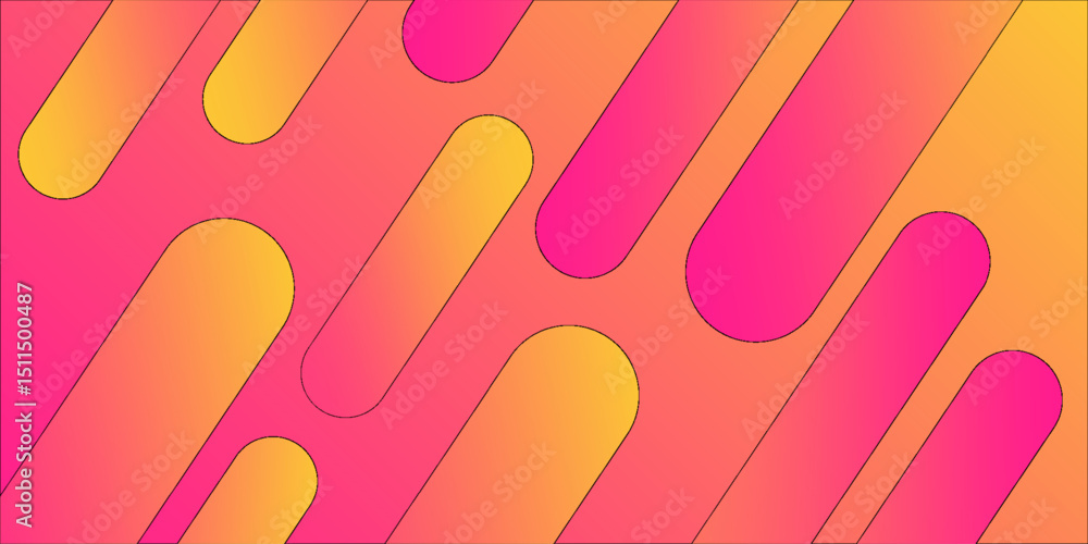 Poster minimal geometric background. dynamic shapes composition. template for invitation, business card for