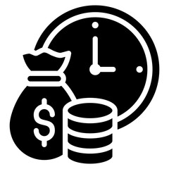 Time Is Money Icon