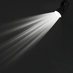 Dramatic Spotlight Beam on Dark Background