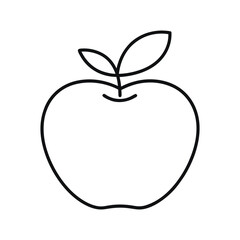  apple with leaf