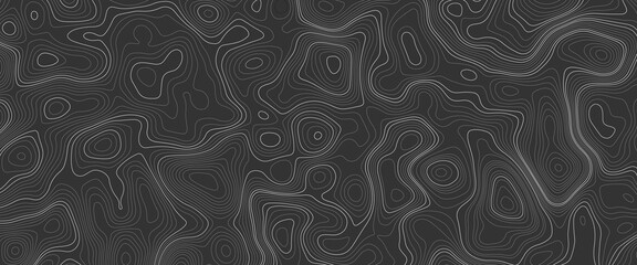 Topographic map background geographic line map with seamless ornament design. Topography line map. Vintage outdoors style. World map Template. Topography and geography map grid abstract backdrop.