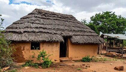 Cursed Homestead with Traditional Ndebele Architecture in Rural Setting