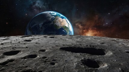 planet earth in space