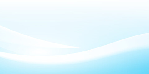 Abstract white wavy glowing lines on a blue background. Futuristic digital high-technology pattern. Health Care concept. Vector illustration