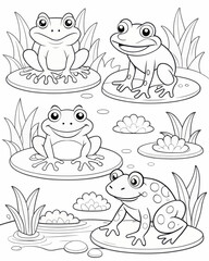 ducks animals coloring pages