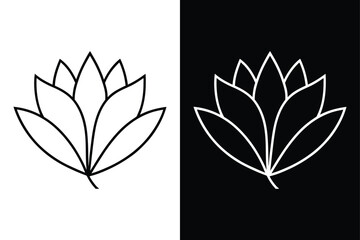 Minimal Saffron Flower Outline Icon. Cooking and Herb Illustration Pack