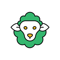 Sheep Icon vector stock illustration