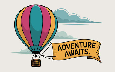 balloon, air, sky, hot, hot air balloon, vector, fly, illustration, travel, basket, design, transport, transportation, balloons, fun, flight, color, flying, icon, symbol, adventure, airship, up, vinta