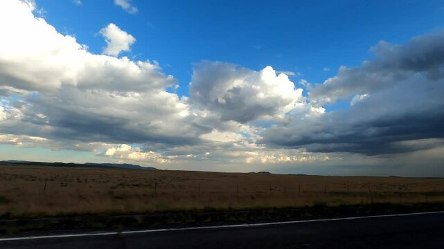 New Mexico Driving 0396 Datil Quemado desert Road