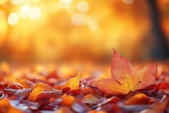 Autumn leaves in vivid HD wallpapers.