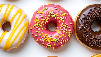 Delicious Glazed Donuts A Sweet Treat Collection