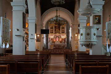 Our Lady of Sorrows catholic church in Riga, Lavia
