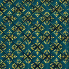 seamless damask pattern