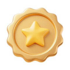 Gold Star Badge