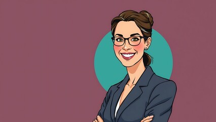 Smiling businesswoman portrait 