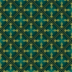 vector seamless pattern with flowers