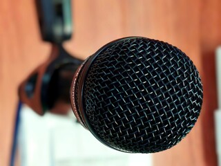 Microphone close up