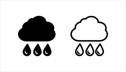 Weather icon. weather report forecast sign. vector illustration