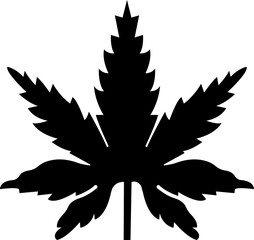 Fall leaves icon in flat style. isolated on transparent background