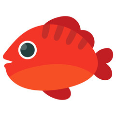 Fish Flat Illustration