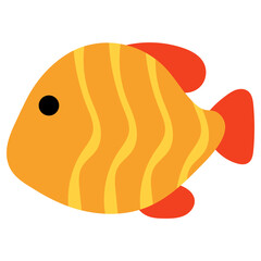 Fish Flat Illustration