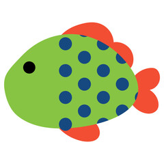 Fish Flat Illustration