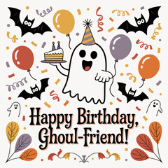 vector, illustration, halloween, art, design, holiday, cartoon, card, party, poster, celebration, woman, birthday, symbol, vintage, animal, text, icon, invitation, boy, child, people, fun, music, face