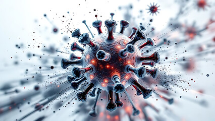 design virus on white background
