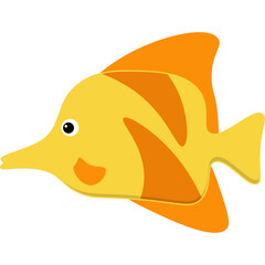 Fish Flat Illustration