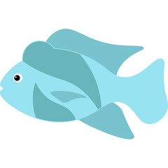 Fish Flat Illustration