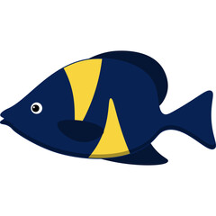 Fish Flat Illustration