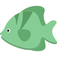 Fish Flat Illustration