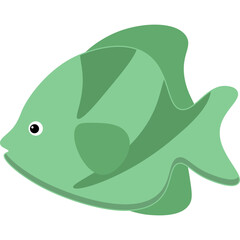 Fish Flat Illustration