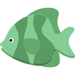 Fish Flat Illustration