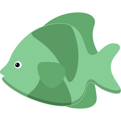 Fish Flat Illustration