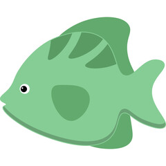 Fish Flat Illustration