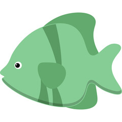 Fish Flat Illustration