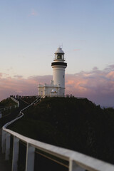 Cape Byron Lighthouse above Byron Bay in New South Wales