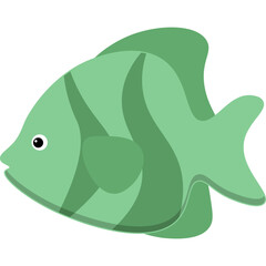 Fish Flat Illustration
