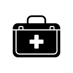 First Aid Kit Icon Vector Flat Clean Look