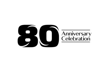 premium bold  illustration origami anniversary for celebrate  emblem . Anniversary logotype design