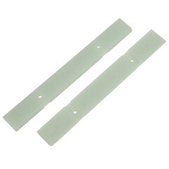 wooden ruler isolated on white background