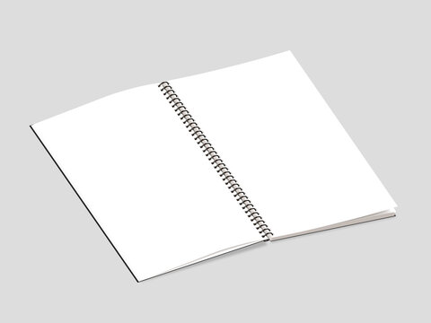 Blank Spiral Notebook